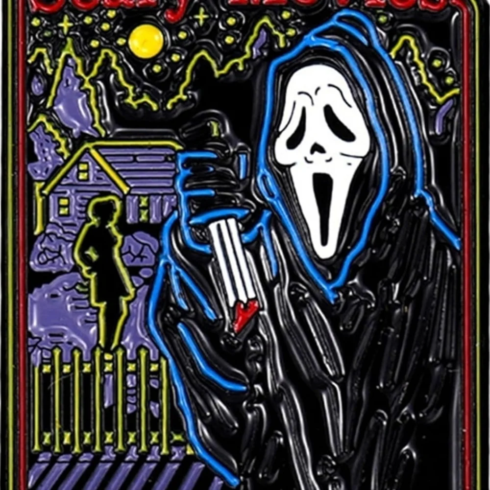 Ghostface Horror Movie Enamel Pin Set 6 piece